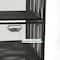Mind Reader Black 3 Drawer Rolling File Cabinet